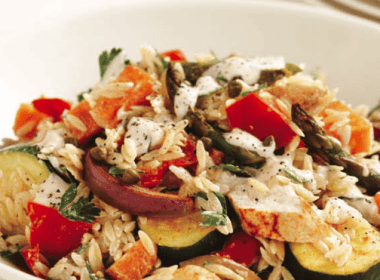 Roasted Chicken, Vegetable and Risoni Salad