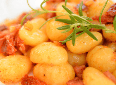 Skillet gnocchi with Chard & White Beans