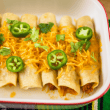 Vegetable Chicken Enchiladas
