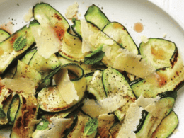 Zucchini with Mint and Parmesan
